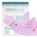 Epi-Derm Mastopexy Anchor Şekil Silikon Bantı - Cool Design Tailored for Meme Azımı Kurtarma - Smooth & Fade Scars - Premium-Grade Silikon, Reusable & Washable - Clear, 5-Pairs
