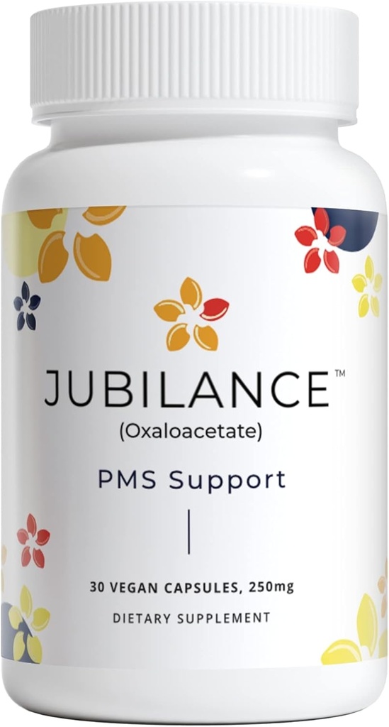 Jubilance PMS Support - Oxaloacetate PMS Relief Vitamin for Women (New Look, Same Clinically Proven Formula)