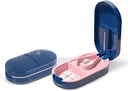 Pill Splitter, Compact Pill XS for Small Pills, Precision Pill Splitter for Tabletler & Vitaminler, Portre Pill Splitter for Travel and Daily Use (Mavi)