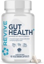 Erkekler ve Kadınlar için Revive MD Gut Health Supplements - Daily Gut Repair & Digestive Health Support Formula with Thyme, Oregano & Milk Butle - Vegan-Friendly, Gluten-Free - 60 Vegetarian Capsules
