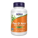 Şimdi Gıdalar Tamamlar, Pau D'Arco (Tabebuia her zamantaphylla) 500 mg, Herbal Support, 100 Veg Capsules