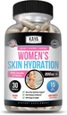 Kaya Naturals Skin Hydration Vitamins - Kadın Pilleri - Skin Geliştirilmiş Capsules - Kadınlar için Hydration ATM - Artan Enerji, Mood & Stamina - Kuruness - 30 Veggie Capsules