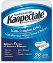 Kaopectate Multi-Συμπτώματα Anti-Diarrheal & Upset Στομάχι Reliever, 28 Caplets, Λευκό