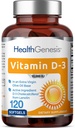 D-3 10000 I 120 Softgels - Ekstra Virgin Zeytinyası Non-GMO Soy-Free Supports Güçlü Bones Immune Health