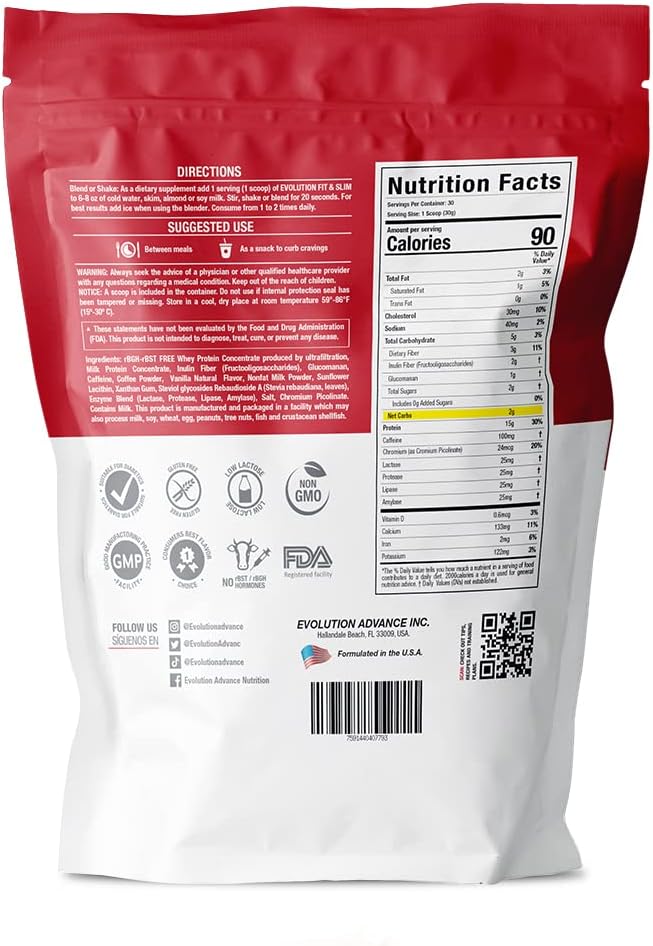 Evrimsel Beslenme Fit & Slim Meeting – Grass-Fed Whey protein Toz Easy Digestion, Keto-Approved, Non-GMO, Stevia Sweetized, Natural Flavor – 2 Pounds (Frappullicious Coffee)