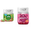 OLLY Fiber Gummy Ring, 5g Prebiyotik Fiber, FOS (Fructo-oligosaccharides), Digestive Support & Undeniable Beauty Gummy, for Hair, Skin, Nails, Biotin, C, Keratin, Chewable Supplement