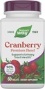 Nature's Way Premium Mix Cranberry, Urinary Tract Health Support* Supplement with Vitamin C, 60 Tablets
