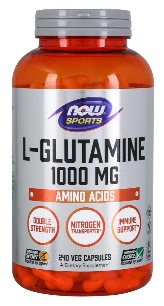 Şimdi Gıdalar L-Glutamine 1000 mg - 240 Capsules