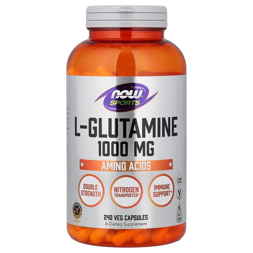 Şimdi Gıdalar L-Glutamine 1000 mg - 240 Capsules
