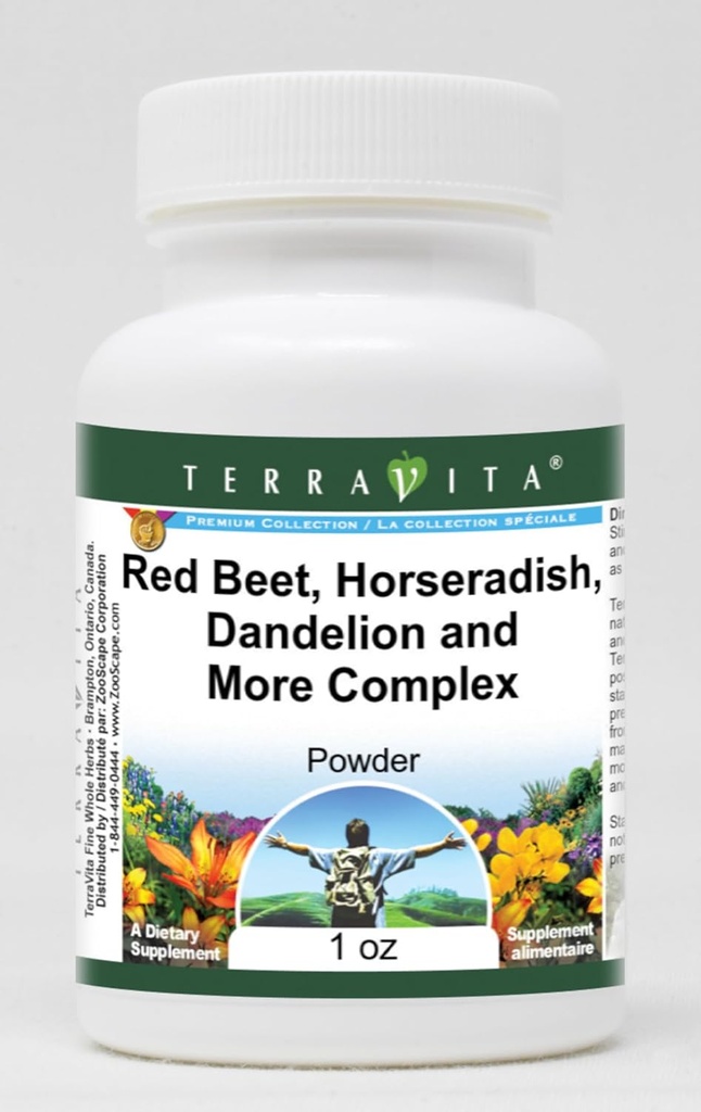 Liver Complex σε σκόνη - Κόκκινο τεύτλο, Horseradish, Dandelion και άλλα (1 oz, ZIN: 512564) - 3 Pack