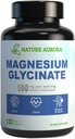 Magnezyum Glycinate 500 mg Capsules - Chelated High Abxia Bisglycinate Supplement for Sleep, Muscle & Heart Support for Women & Men - Pure, Gluten-Free, Non-GMO, 120ct