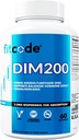 Fitcode Diindolylmethane DIM Supplement for Men - Advanced Dim 200mg with Dim plus Bioperine for Enhanced Absorpition - Vegan Non-GMO Hormone Balance Supplement for Enhanced Energy Mood and Performance
