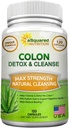 ASquared Beslenme Saf Koloni Kilo kaybı için Temizlenmiş - 120 Capsules, Max Strength, Natural Colon Detox Cleanser, Colon Cleansing Diyet Supplement Assembly for Digestive Health, Diyet Pills for Men & Women