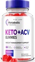rize labs Metabolic Solutions Keto+ACV Gummies for Advanced Weight Loss, Apple Cider Vinegar, Official Reviews (60 Gummies)