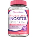 Doktor'un Tarifleri Tamam, Myo-Inositol & D-Chiro Inositol Capsules 2050mg, Ideal 40:1 Mix, Kadınlar için Hormon Dengesi, Ovarian Function & Fertness Desteği, 120 Vegan Caps