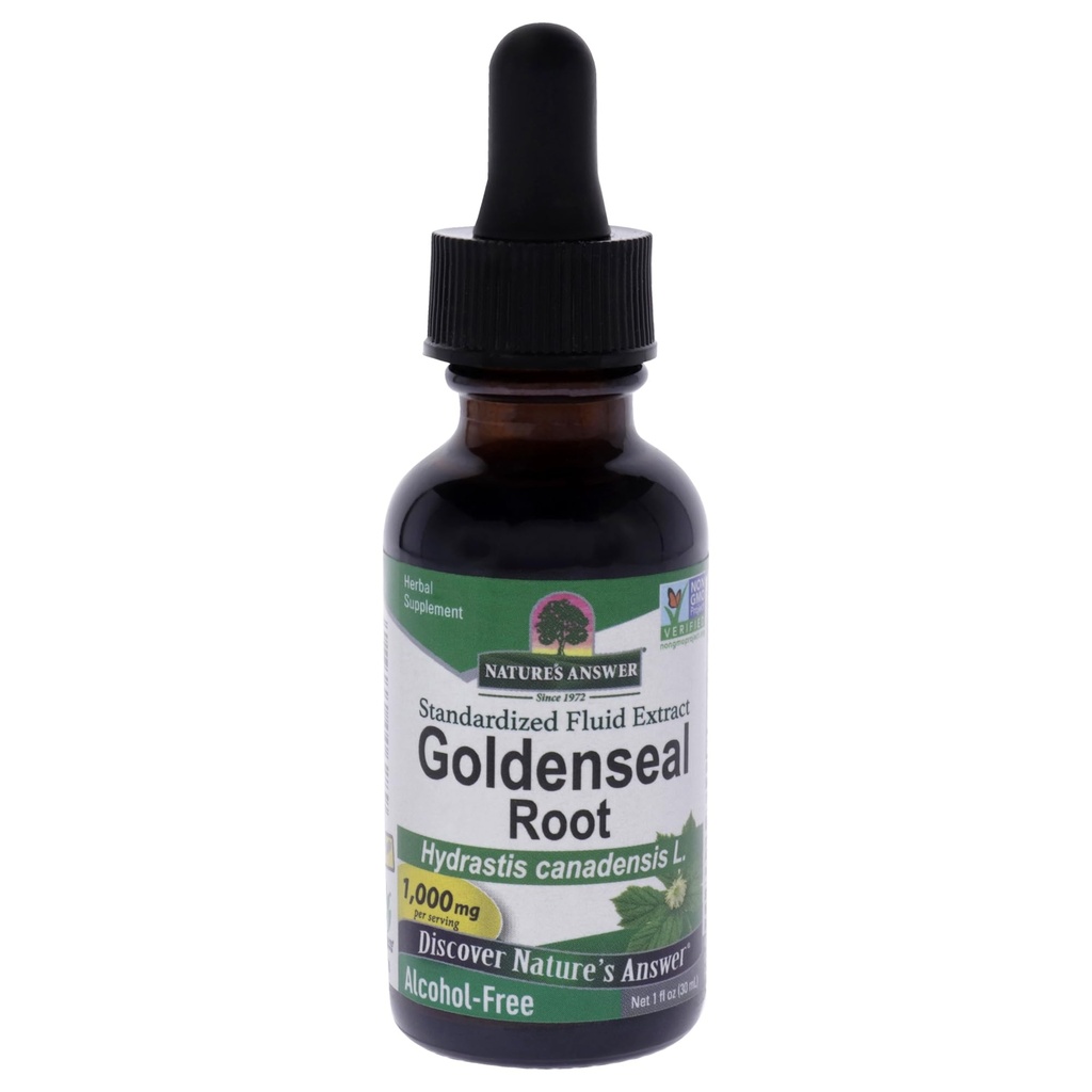 Doğanın Cevap Altınseal Kök | Herbal Supplement | Sağlıklı Immune Sistemi | Gluten-Free & Alkol-Free 1oz