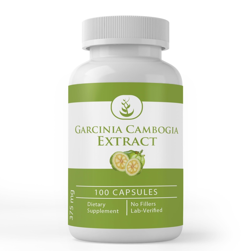 PURE ORIGINAL INGREDIENTS Garcinia Cambogia, (100 Capsules) Her zaman Pure, Nomixs Or Fillers, Lab