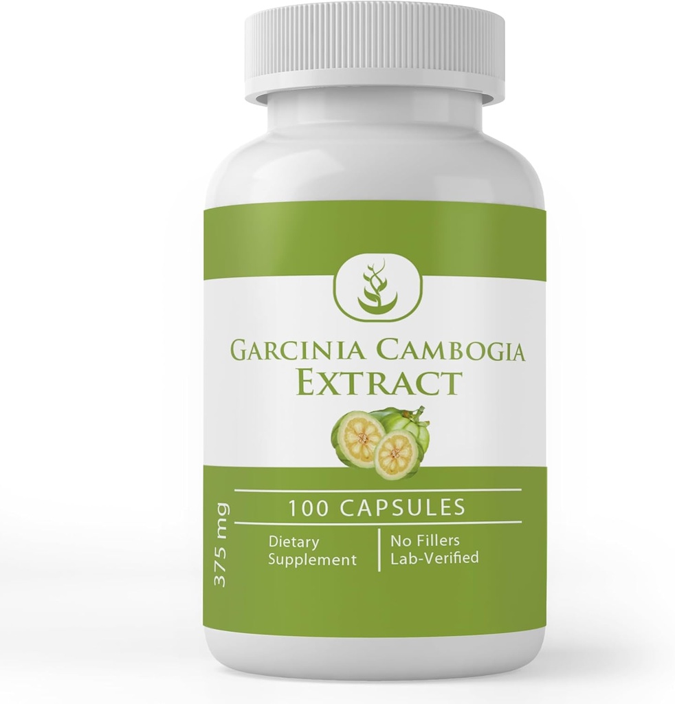PURE ORIGINAL INGREDIENTS Garcinia Cambogia, (100 Capsules) Her zaman Pure, Nomixs Or Fillers, Lab