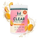 Protein Clear Whey Isolate protein Toz, 1.1 Lb (20 hizmet) Peach Mango, 20g proteini, Doğal Flavored Drink Mix, Daily protein Intake for Superior Performance