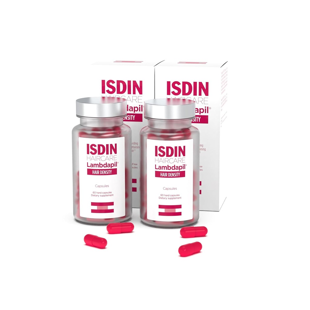 ISDIN Lambdapil Καψάκια Πυκνότητας μαλλιών: Μαλλιά Παχύς Βιταμίνες Κάψουλες για Λεπτά Μαλλιά