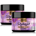 800Mg Shilajit Pure Himalayan Organik, Shilajit en fazla Potency Gold Grade, Shilajit Supplement with 8in-1 Natural Blend & 85+ Trace Minerals for Women, Energy & Immunity,60 Grams(2 Packs)