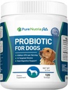 Dog Probiyotiks Dog Supplements - For Dog Diarrhea, Upset Stomachs, Yeast, Gas, Dog Antivirüs and Dog Immune System Support - Made in USA - 12 Targeted Strains 5 Milyar CFU - 120 Scoops
