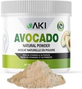 AKI Aokado Superfood Toz (6oz/170g) - Nutrients, Vitaminler, Omega 3 & Antioksilar - Parlaklar için ideal, Yogurt veya Milkshake Popsicles - Vegan & Non-GMO