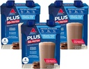 Atkins Κρέμα γάλακτος σοκολάτας PLUS πρωτεΐνης Shake, 30g πρωτεΐνης, 7g ίνες, 2g καθαρό υδατανθράκων, 1g ζάχαρη, Κετό φιλικό, χαμηλής υδατανθράκων, υψηλής πρωτεΐνης ποτό, 12 Count
