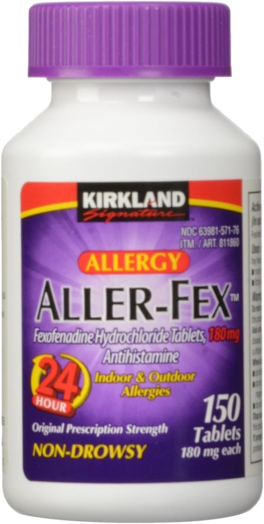Kirkland Υπογραφή Aller- Fex - 180mg, 150 Tablet Kirkland-um
