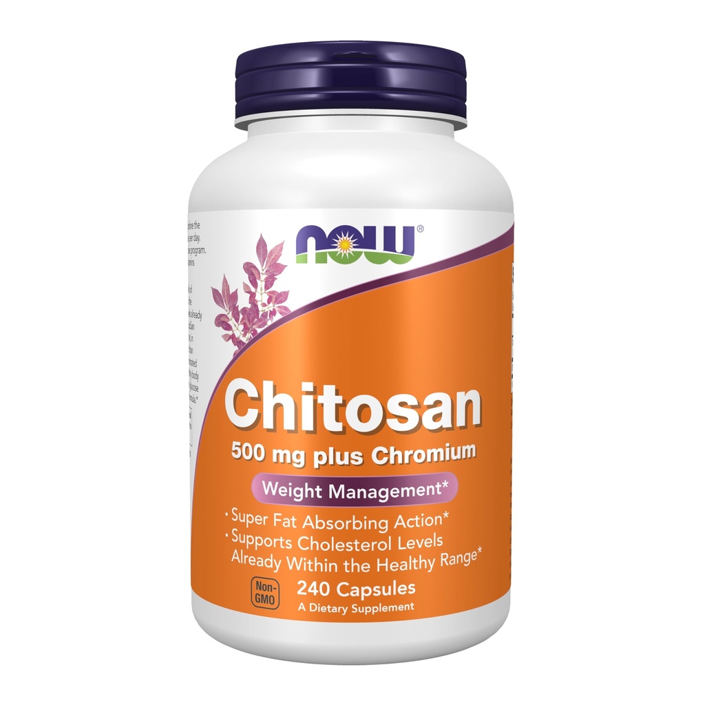 Şimdi Tamamlar, Chitosan 500 mg artı Kromium, Kilo Yönetimi*, 240 Veg Capsules