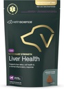 VetriScience Veterinary Strength Liver Health Chews - Canine Liver Care Supplement for Detox Support - Dog Supplement - Supports Immune System - No Fasting Required - 60 Count Count Count Count