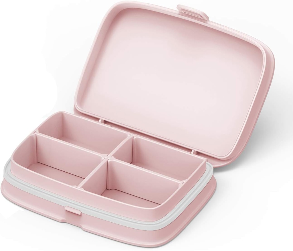 Slim Pill Case - Portre Pill Organizer Yeniden Yapılanmalarla Organize Edilir - Leakproof Pill Holder for Daily Drug