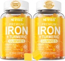 NAVISS Vegan Iron Gummies, 120Cts