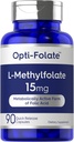 Carlyle L Torchfolate 15 mg | 90 Capsules | Max Potency | Optimized ve Aktif | Non-GMO, Gluten Free | Metil Folate, 5MTHF | Opti-Folate