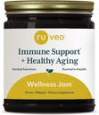 ruved Wellness Jam – Amla Jam, Immune Support & Digestive Health için, Ayurvedic Assembly with Amla & Ashwagandha - 10.6 oz Jar (1 Count)