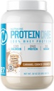NutraOne ProteinOne Whey proteini Kurtarmayı Teşvik Ediyor ve Erkekler ve Kadınlar için bir Protein Shake Tozu (Caramel Cookie Crunch, 2 LB)