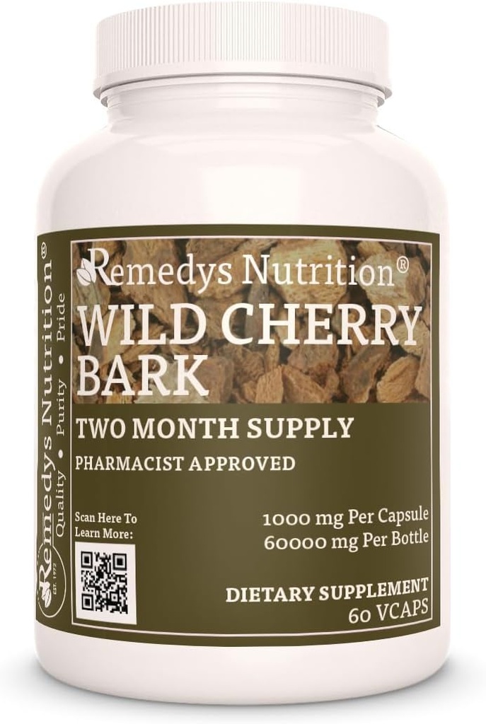 Remedy’s Nutrition Wild Cherry Bark 