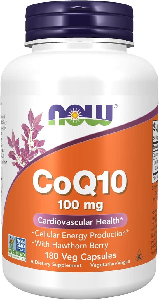 Hawthorn Berry Vegetarian, 100 mg ile CoQ10, şimdi Gıdalar
