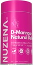 Nuzena D-Mannose + 1000mg with Cranberry 150mg, 60 Doğal Savunmanın Paketi Hibiscus Flower 100 mg ve Dandelion Root 100 mg In Service of 2 Capsules