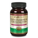 LIFETIME Glucosamine Chondroitin Kompleks | Destek Hareketliliği, Ortaklar ve Kurtarma | 1500 mg Glucosamine, 1200 mg Chondroitin | 60 Capsules