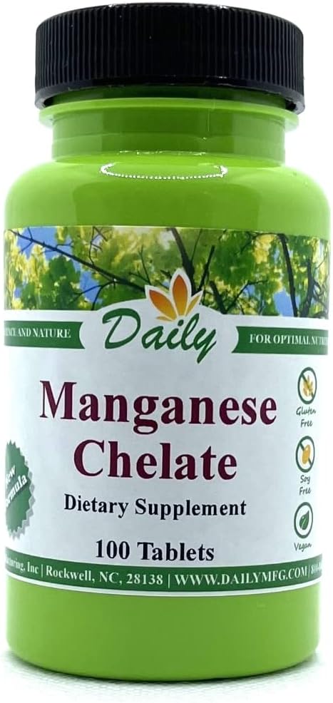 Daily Manufacturing Manganese Chelate (5 mg) 100 Tablet