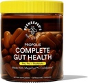Arıcının Doğalları Gut Health, 3in-1 Prebiyotik, Postbiyotik, Kadın ve Erkekler için Propolis Desteği, Gluten-Free Vegan Capsules, 60ct