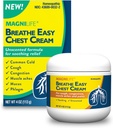 MagniLife Breath Easy Chest Cream, 4 oz, Cough & Kas Ağrısı Yetişkinler için Krem, Mucus Removal ve Nasal Congestion Relief, Natural Topical, Unscentededededed