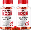 (2 Pack) Primal Edge Mens Gummies, Primal Edge, Primal Edge Gummies, Primal Edge Advanced Formula Gummies, Primal Edge Supplement Gummy, PrimalEdge Support Supplement Gummies, 120 Gummies