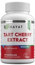 HAYAT Vitaminleri Vegan Doğal Tart Cherry Ekstraksiyon 3000 MG, 3 Ay Supply, Potent 10:1 Ekstraksiyon, Tüm Doğal, Sertifikalı Halal, 90 Capsules,