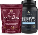 Eski Beslenme Multi Collagen Protein Toz, Unflavored, 100 Hizmet + Bone Broth protein Toz, Vanilla, 40 Hizmet