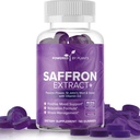 Saffron Extract Gummies with Passionflower & Vitamin D2 - Mood Support, Digestion, & Energy 60 Hizmetler için Saffron Supplements