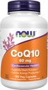 Şimdiye kadar Gıdalar Tamamlıyor, CoQ10 60 mg, Farm Grade, All-Trans Form of CoQ10 Fermentation, 180 Veg Capsules