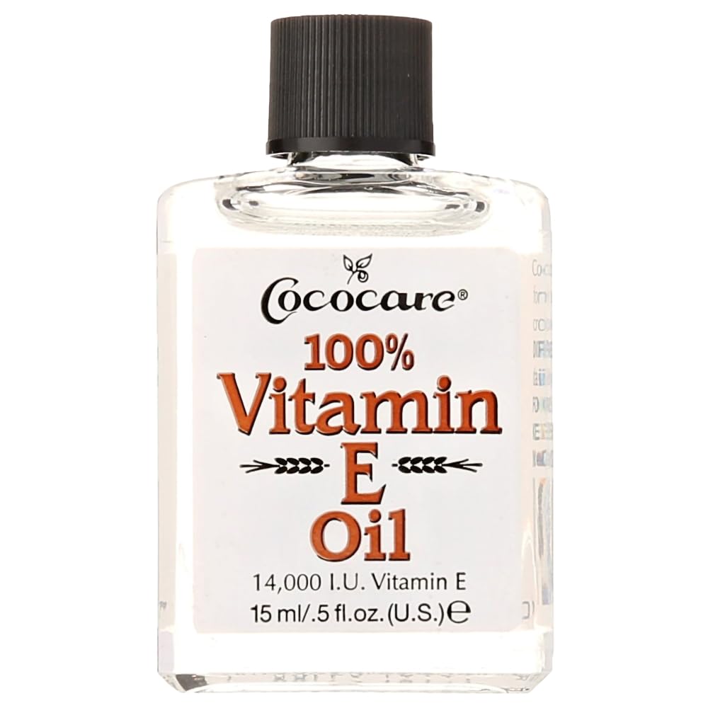 COCOCARE 100% E Oil, 14000 I.U., 0,5 Fl Oz - Skin Moisturizer & Antioksi Koruma Koruma