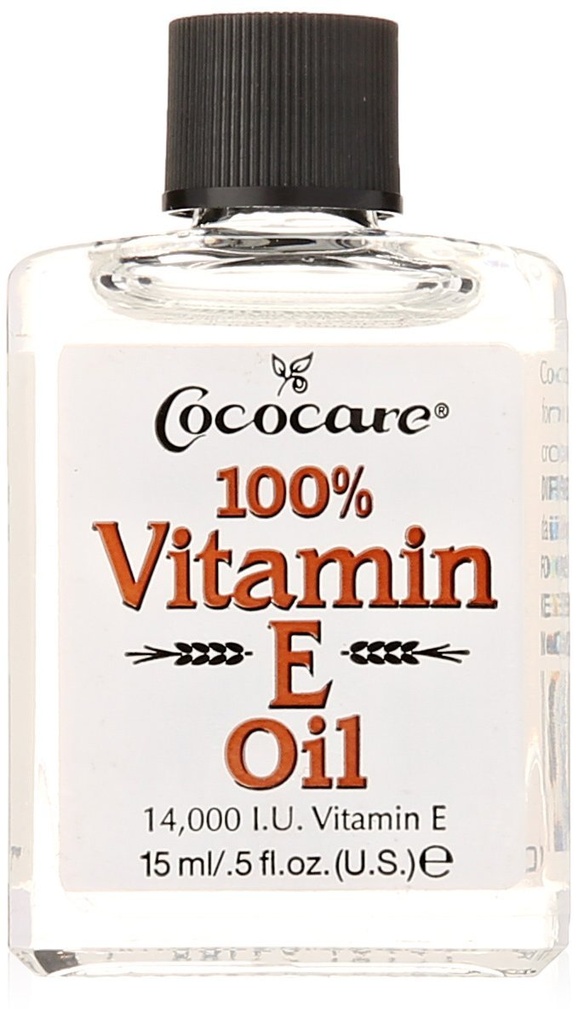 COCOCARE 100% E Oil, 14000 I.U., 0,5 Fl Oz - Skin Moisturizer & Antioksi Koruma Koruma